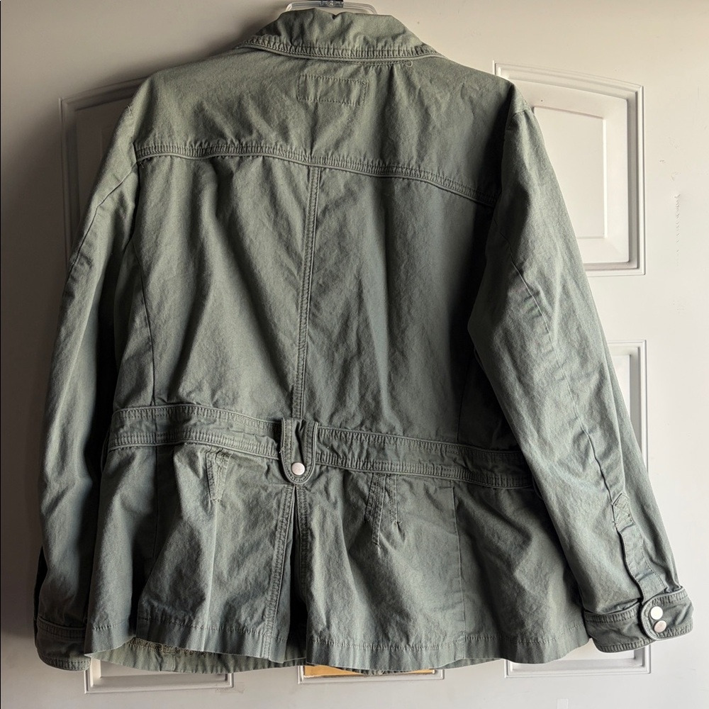 Mwah Jeans Khaki Green Jacket - Size 20W - Picture 7 of 7